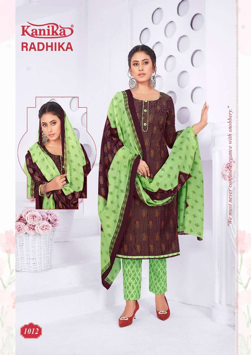 Kanika Radhika Vol – 1 – Kurti Pant With Dupatta Wholesale Catlog