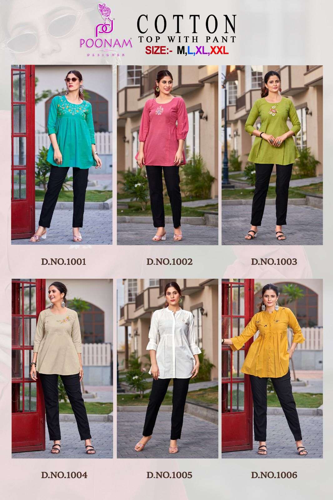 POONAM DESIGNER COTTON Kurti Wholesale catalog