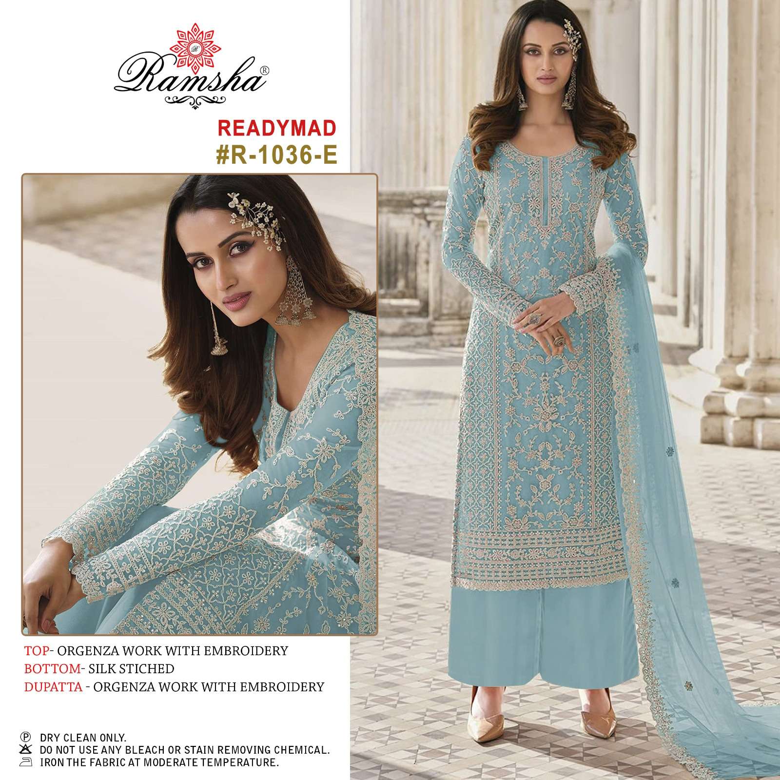 Ramsha R 1036 Readymade Designer Pakistani Suit Wholesale catalog