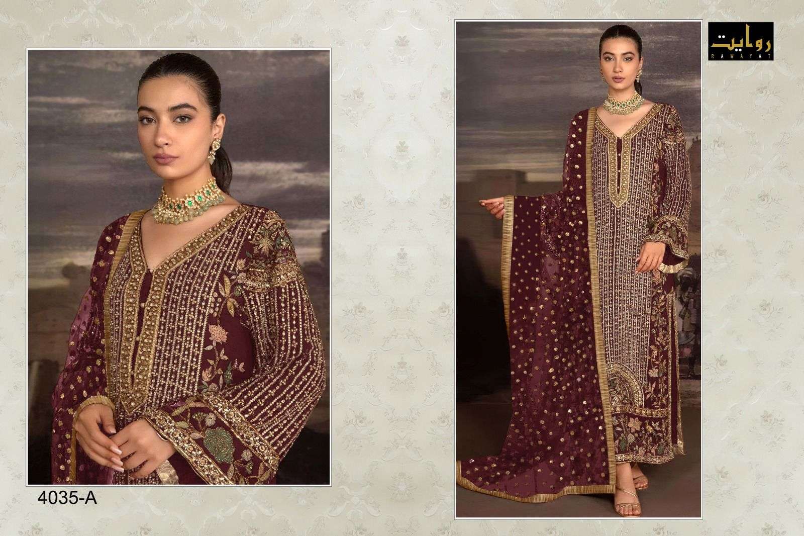 Rawayat Mushq Vol 17 Designer Pakistani Suit Wholesale catalog