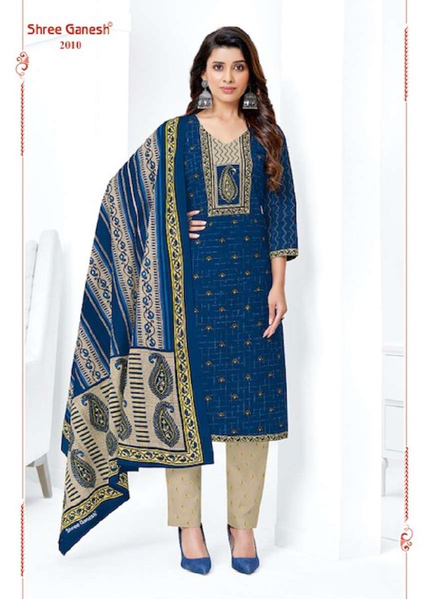 Shree Ganesh Samaiyra Vol-10 – Dress Material