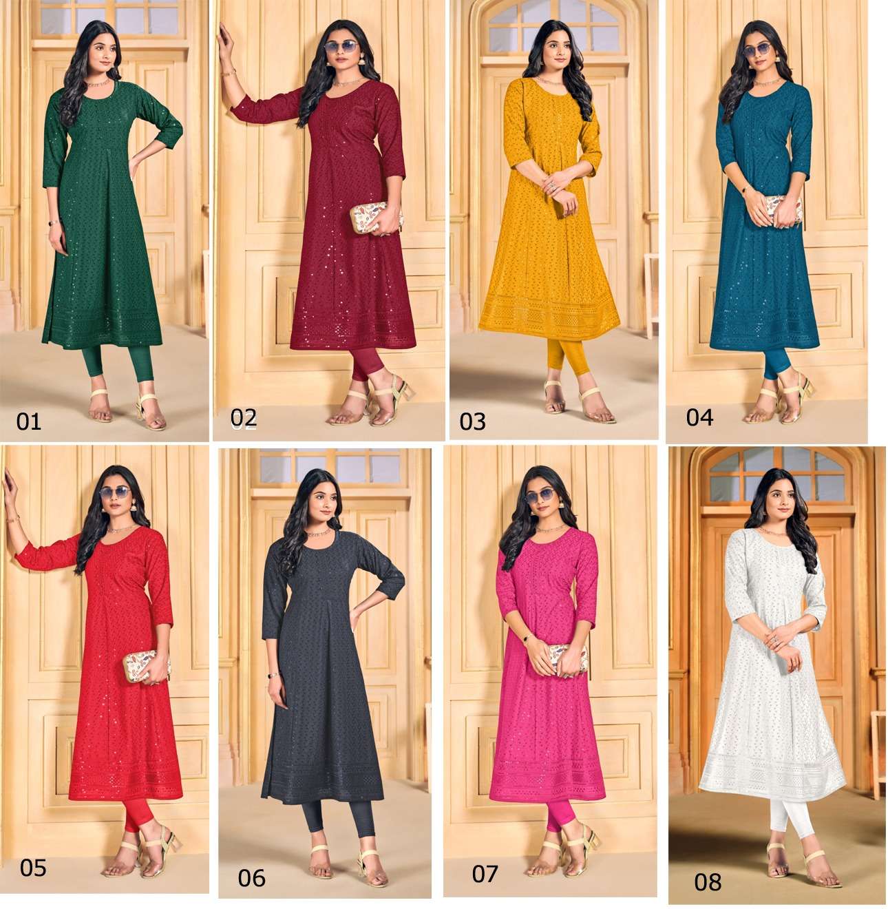 TUNIC HOUSE BUGATTI ANARKALI Kurti Wholesale catalog