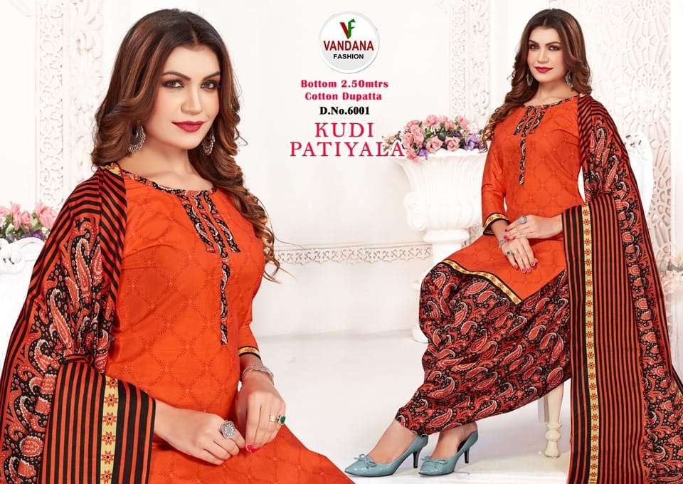 Vandana Patiyala Kudi Vol-6 – Dress Material