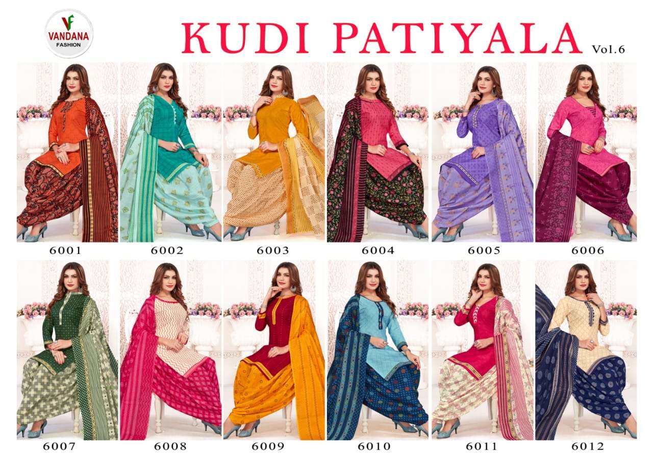 Vandana Patiyala Kudi Vol-6 – Dress Material