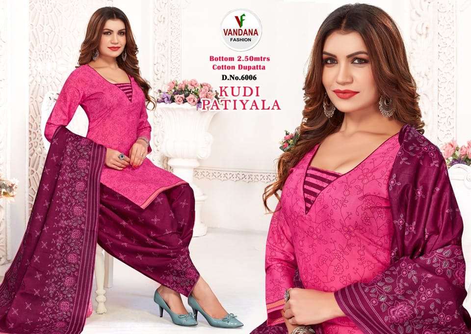 Vandana Patiyala Kudi Vol-6 – Dress Material