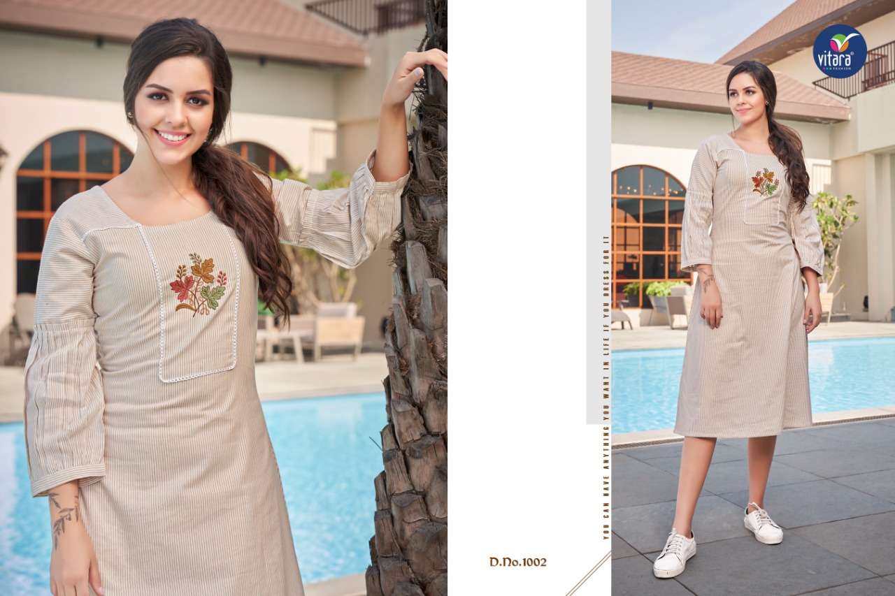 vitara fashion VENILA Kurti Wholesale catalog