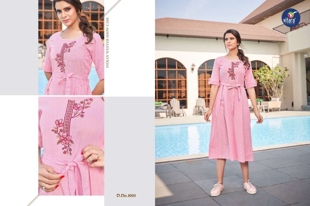 vitara fashion VENILA Kurti Wholesale catalog