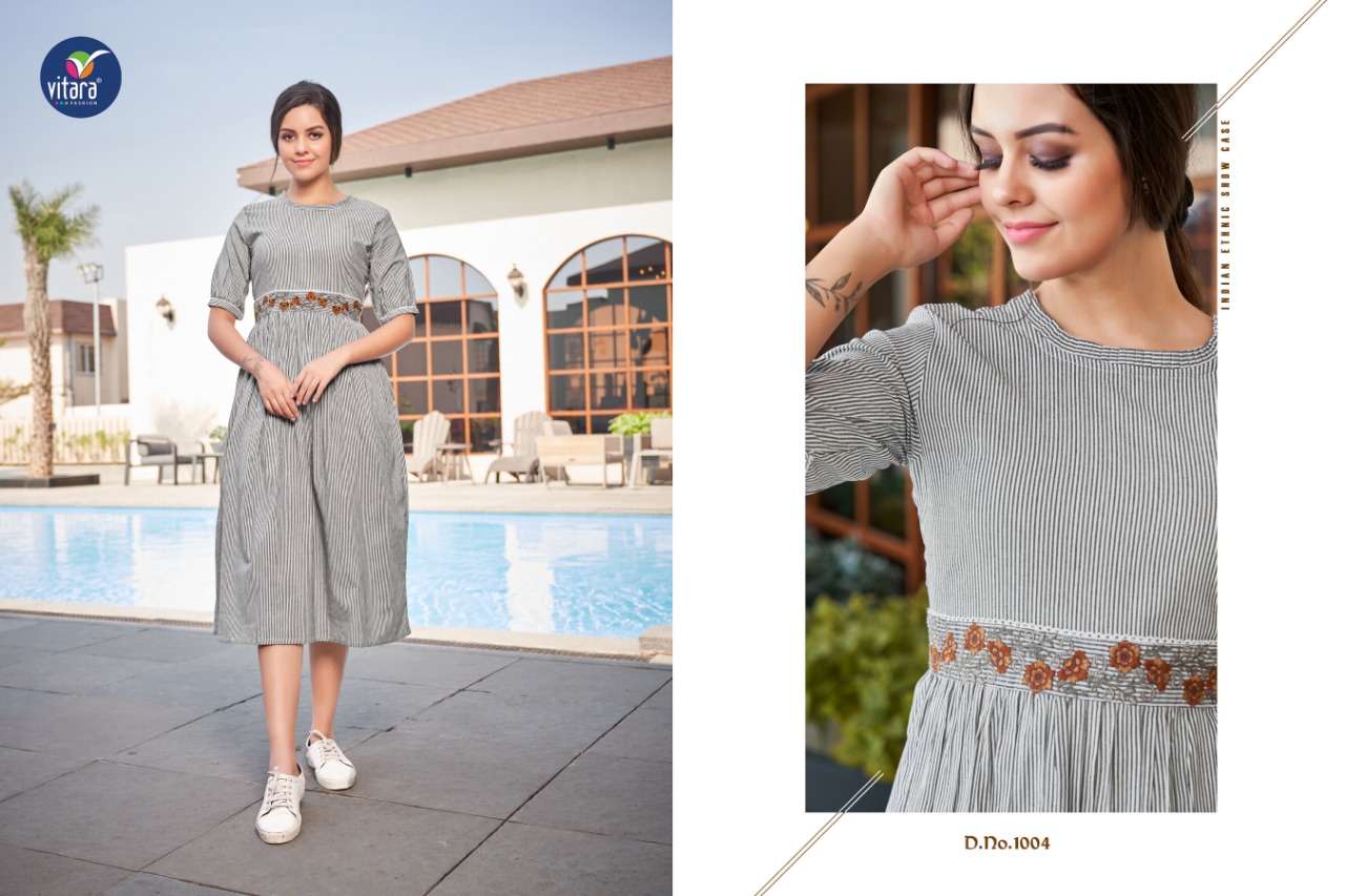 vitara fashion VENILA Kurti Wholesale catalog