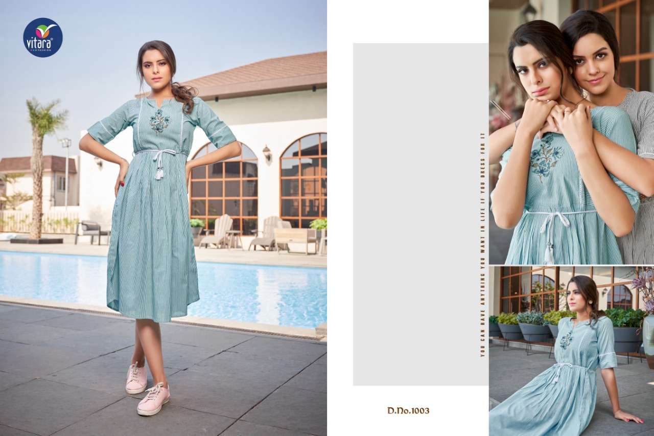 vitara fashion VENILA Kurti Wholesale catalog