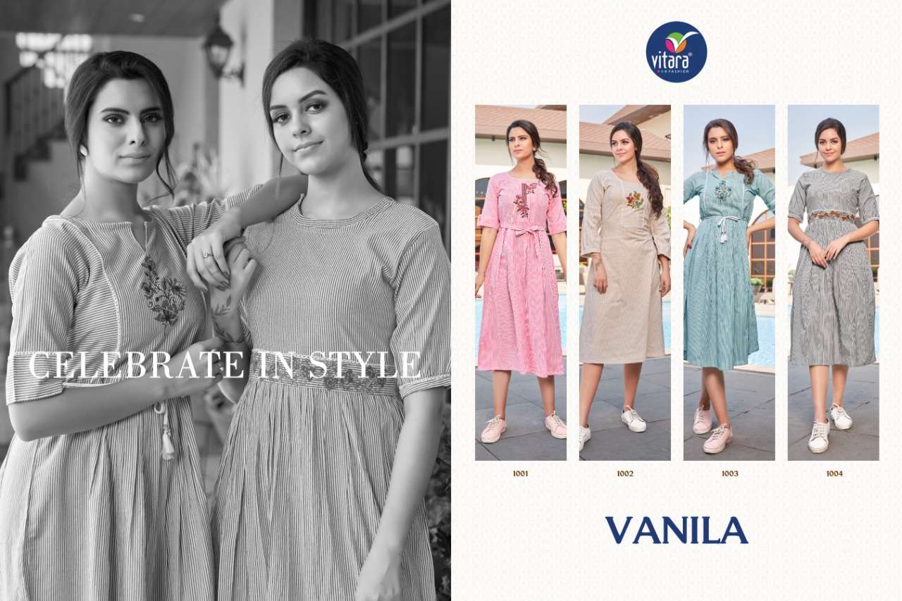 vitara fashion VENILA Kurti Wholesale catalog