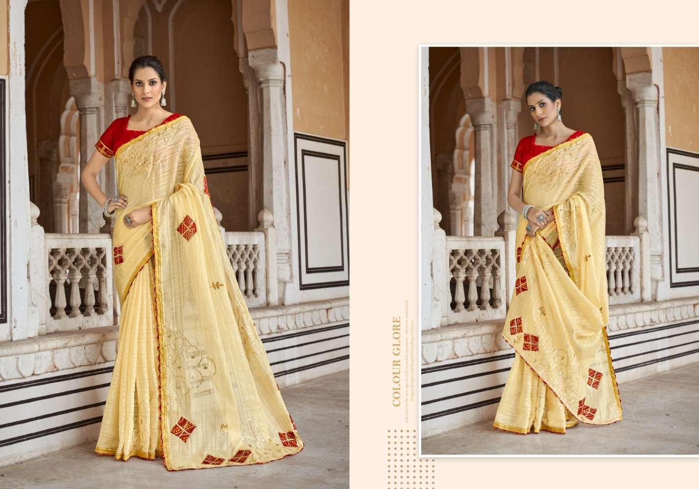 Ynf Cotton Bandhani Exclusive Designer Saree Wholesale catalog