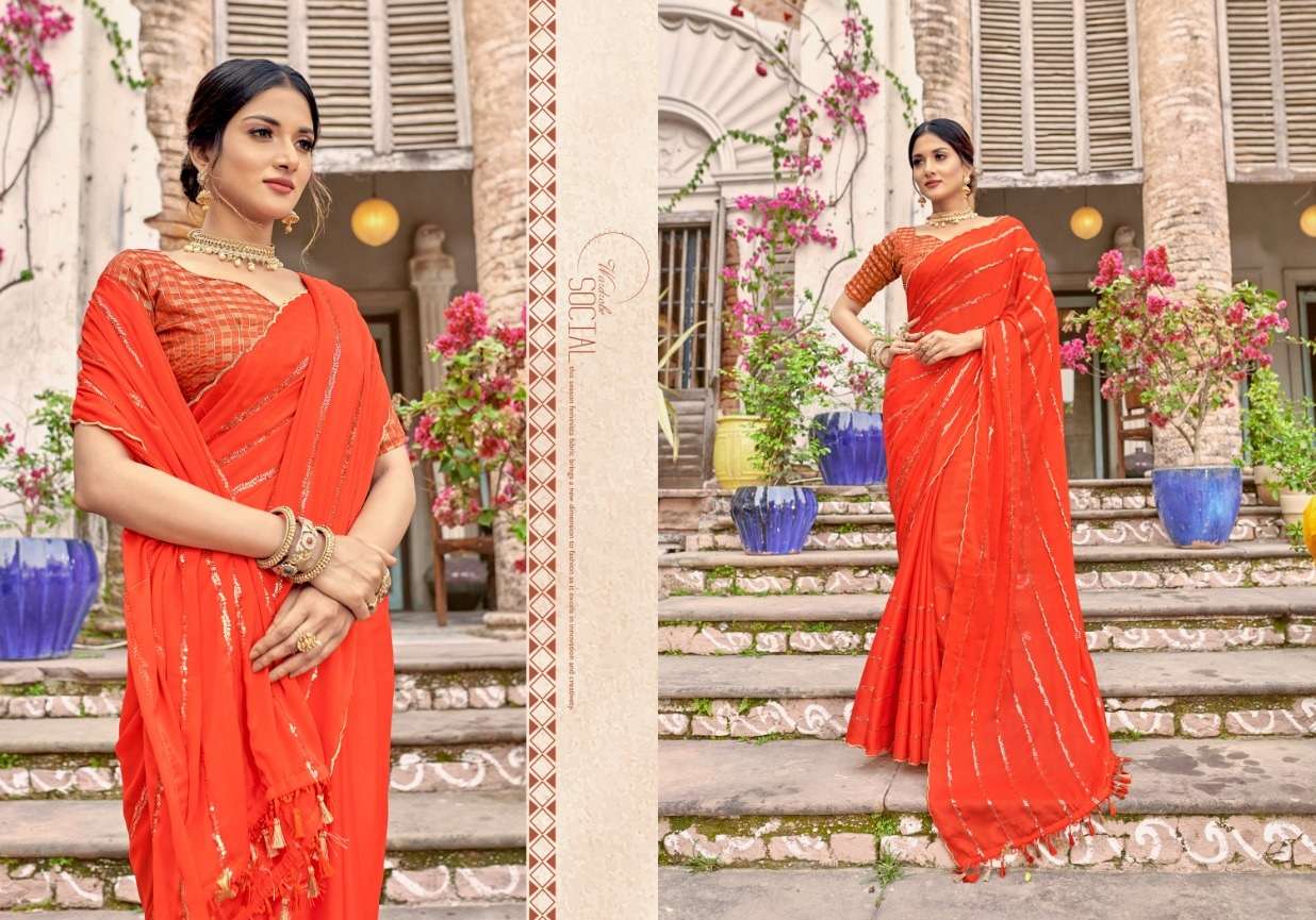 Ynf Crepe Sequence Exclusive Saree Wholesale catalog