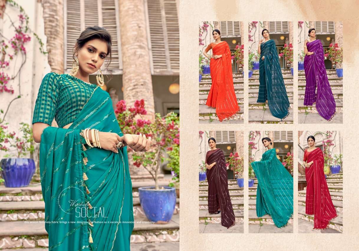 Ynf Crepe Sequence Exclusive Saree Wholesale catalog