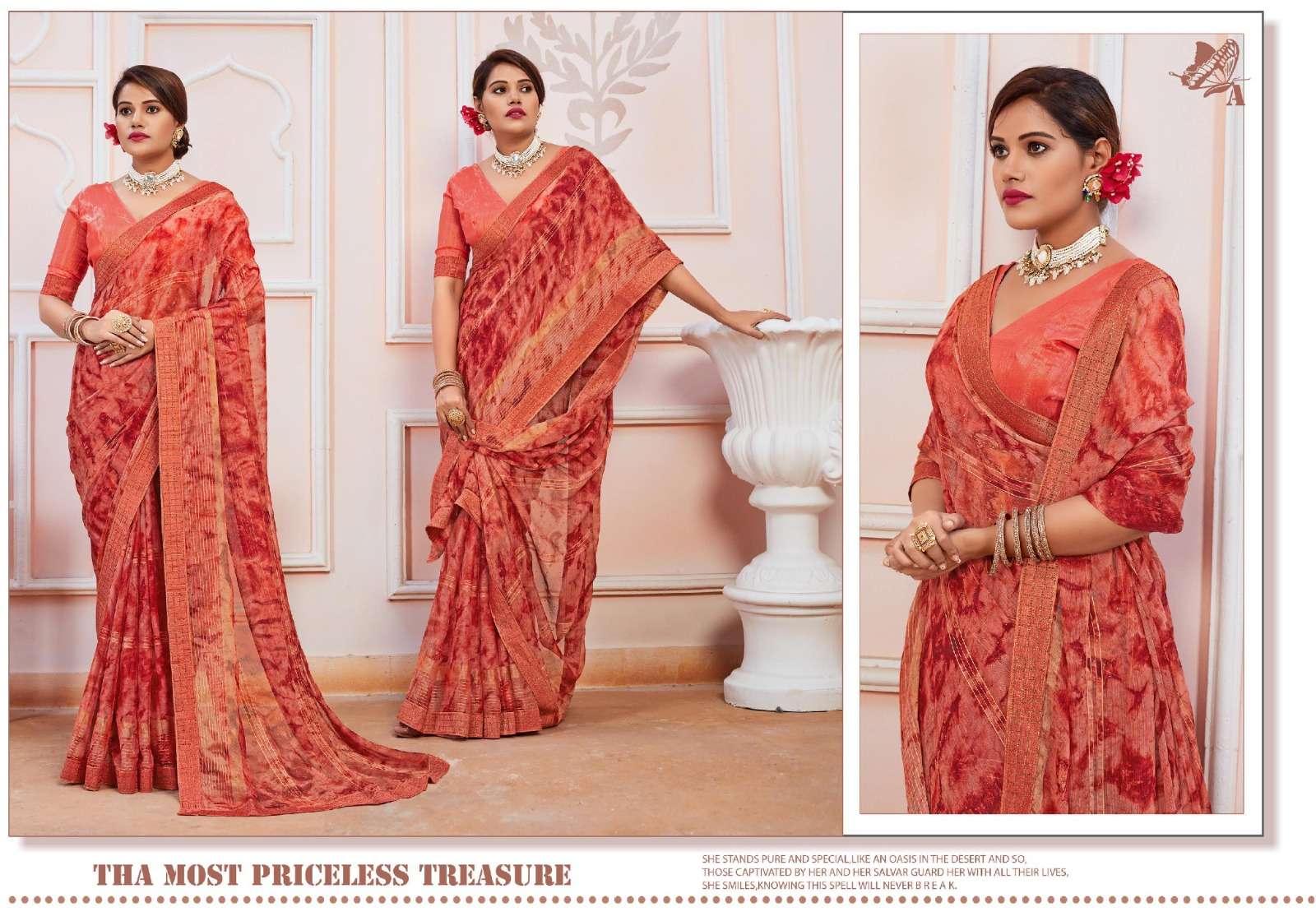 Palav Fabrics Shankham Vol 18 Pure Chiffon Excluscive Saree Collection  Wholesale Dealer Surat