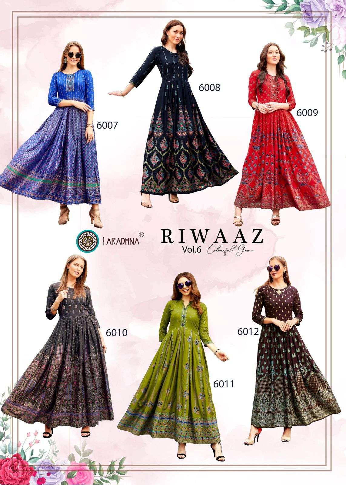 ARADHNA  RIWAAZ VOL 6 Kurti Wholesale catalog