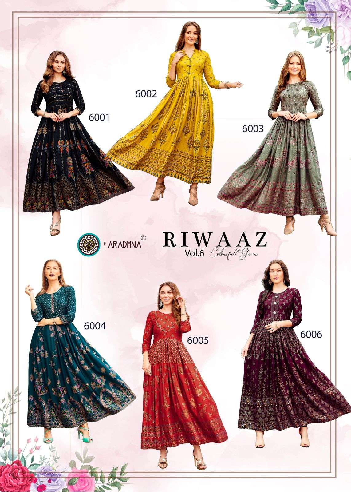 ARADHNA  RIWAAZ VOL 6 Kurti Wholesale catalog