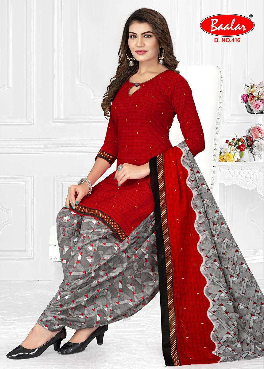 Baalar Crystal Patiyala Vol-4 – Dress Material