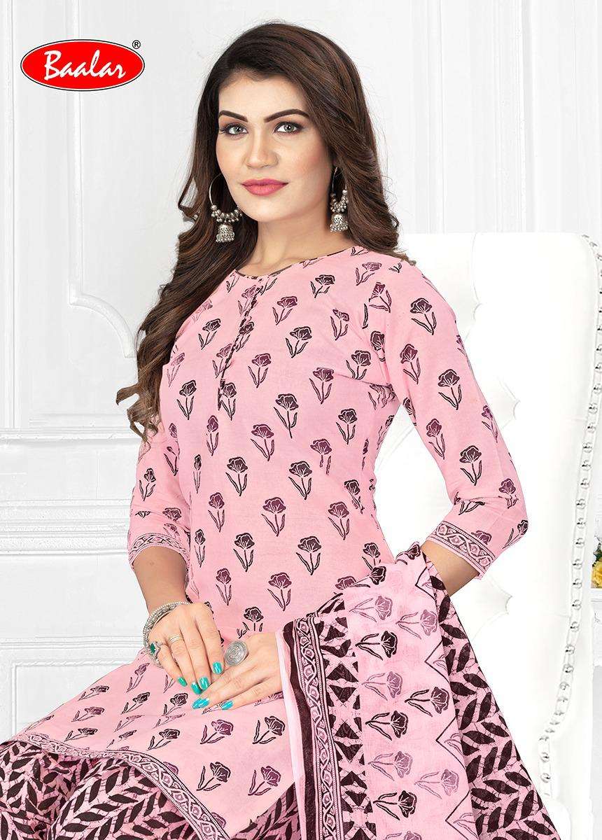 Baalar Crystal Patiyala Vol-4 – Dress Material