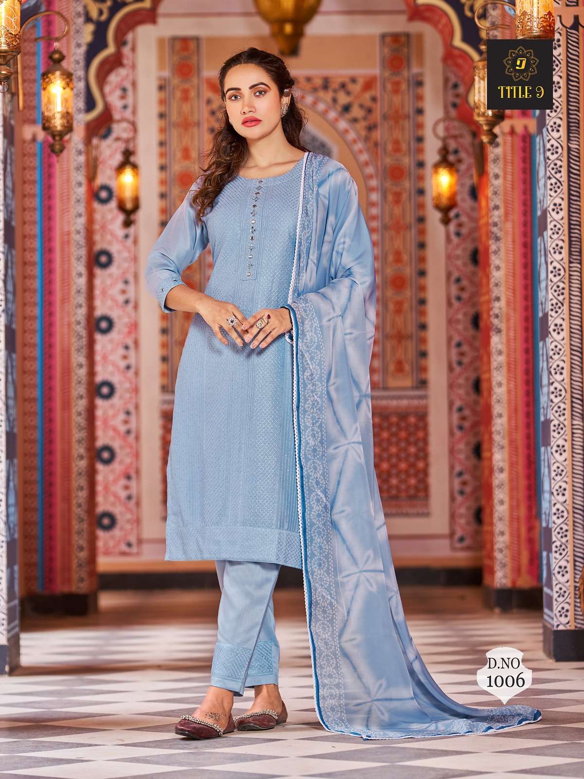 INAYA Rasian Silk Kurti with Pants & Dupatta Wholesale catalog