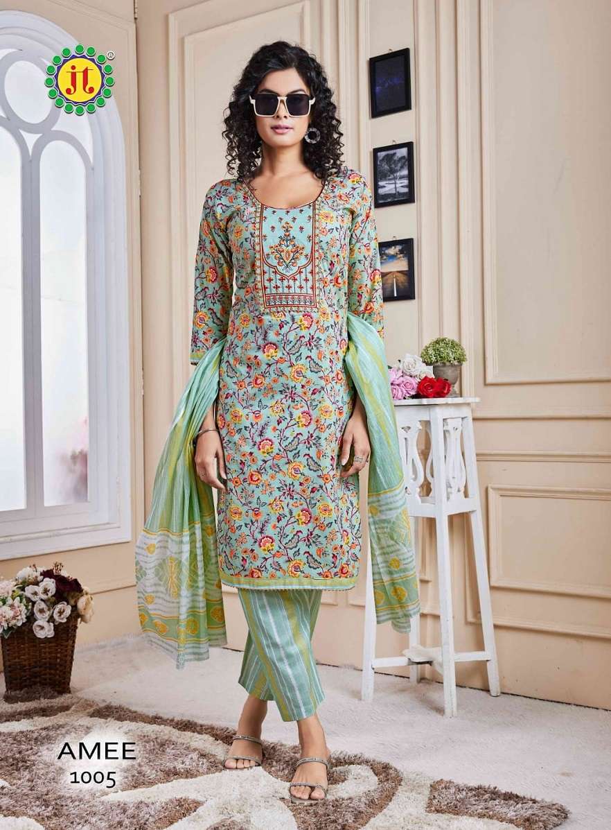 JT Amee – Kurti Pant With Dupatta