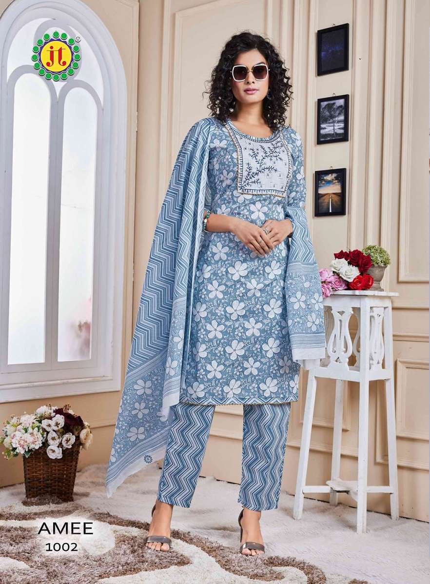 JT Amee – Kurti Pant With Dupatta