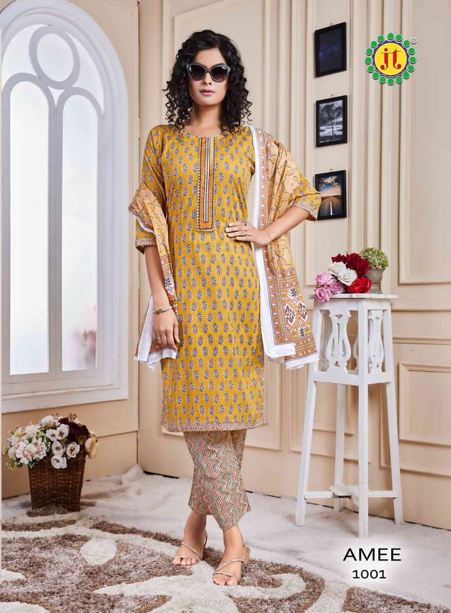 JT Amee – Kurti Pant With Dupatta