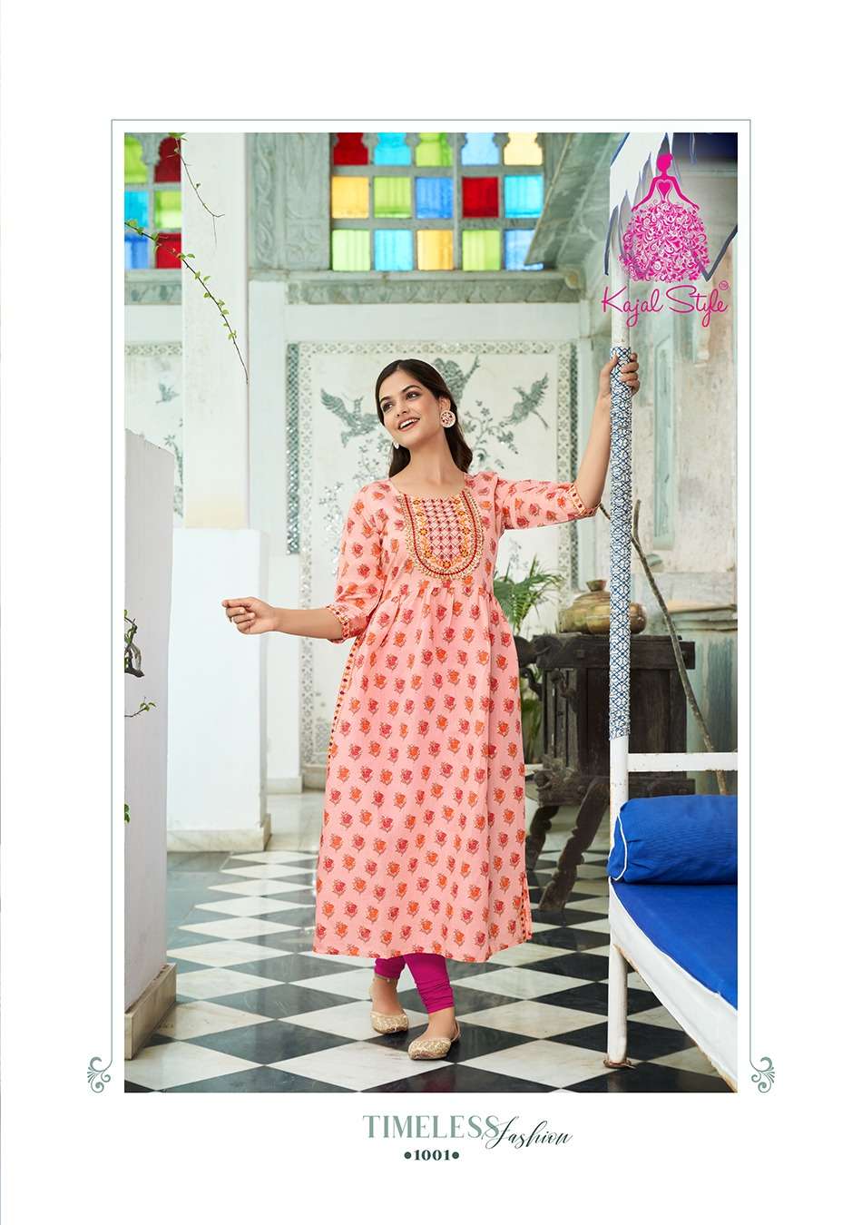 KAJAL STYLE KESARIYA VOL.1 Nayracut Kurti Wholesale catalog