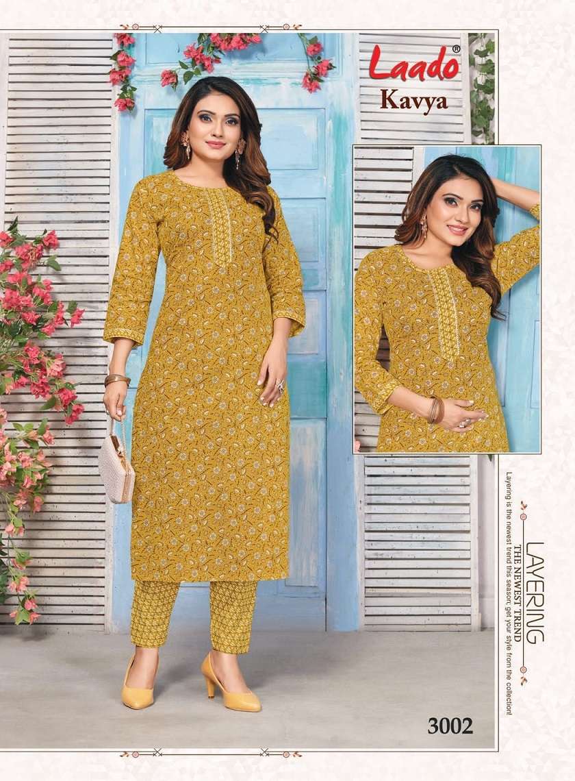 Laado Kavya Jaipuri Vol-3 – Kurti With Pant