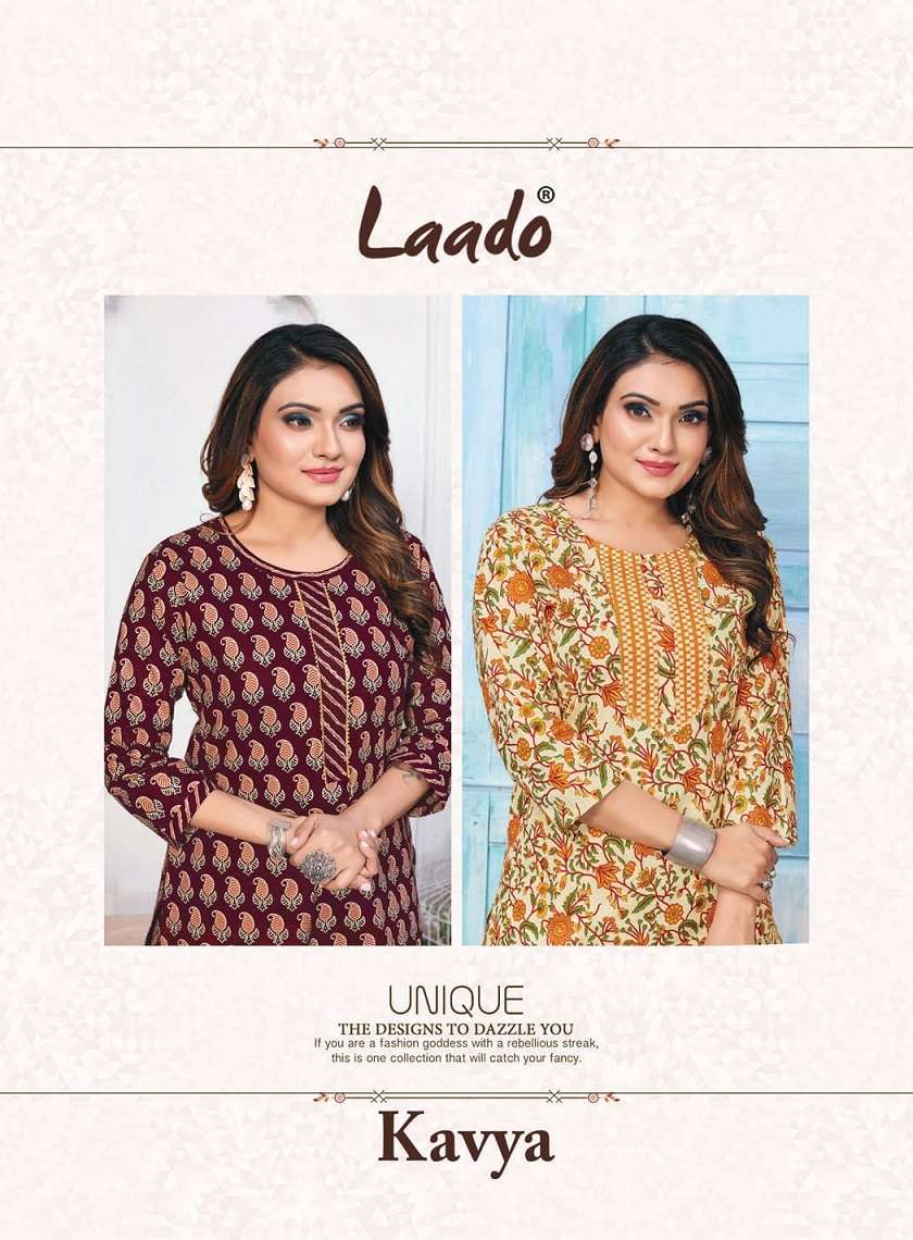 Laado Kavya Jaipuri Vol-3 – Kurti With Pant