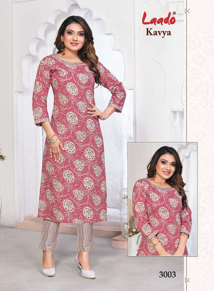 Laado Kavya Jaipuri Vol-3 – Kurti With Pant