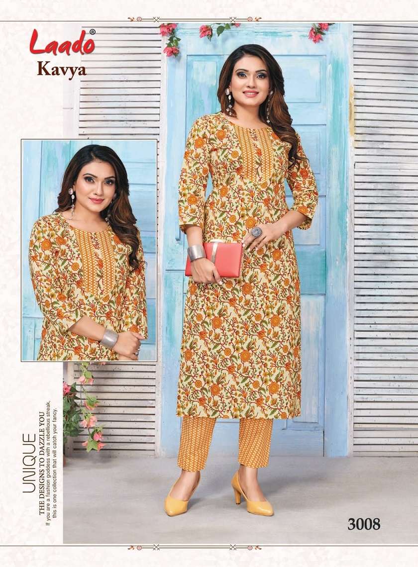 Laado Kavya Jaipuri Vol-3 – Kurti With Pant