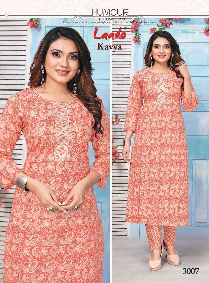 Laado Kavya Jaipuri Vol-3 – Kurti With Pant