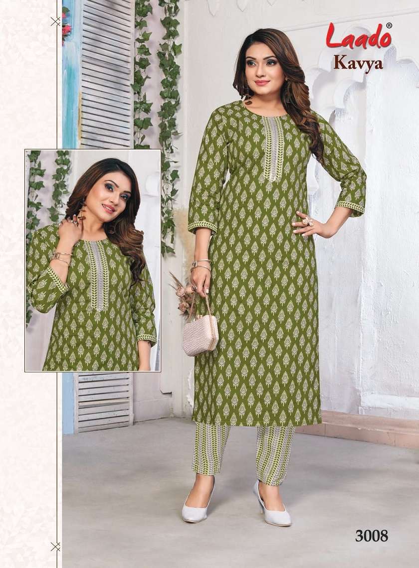 Laado Kavya Jaipuri Vol-3 – Kurti With Pant