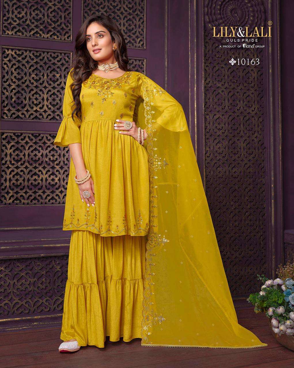 Lily Lali Eminent Vol 2 Readymade Sharara Dress Wholesale catalog