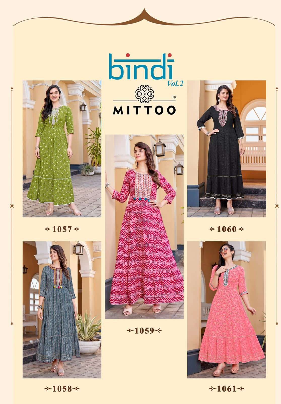 MITTOO BINDI VOL 2 Kurti Wholesale catalog