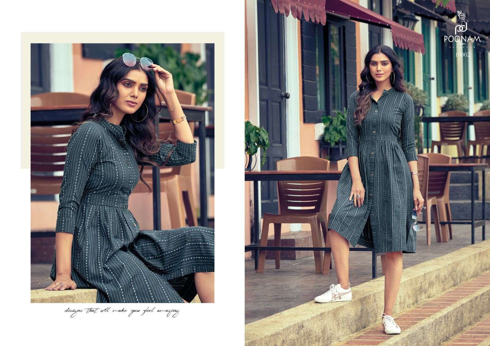 POONAM DESIGNER Stella Cotton Kurti Wholesale catalog