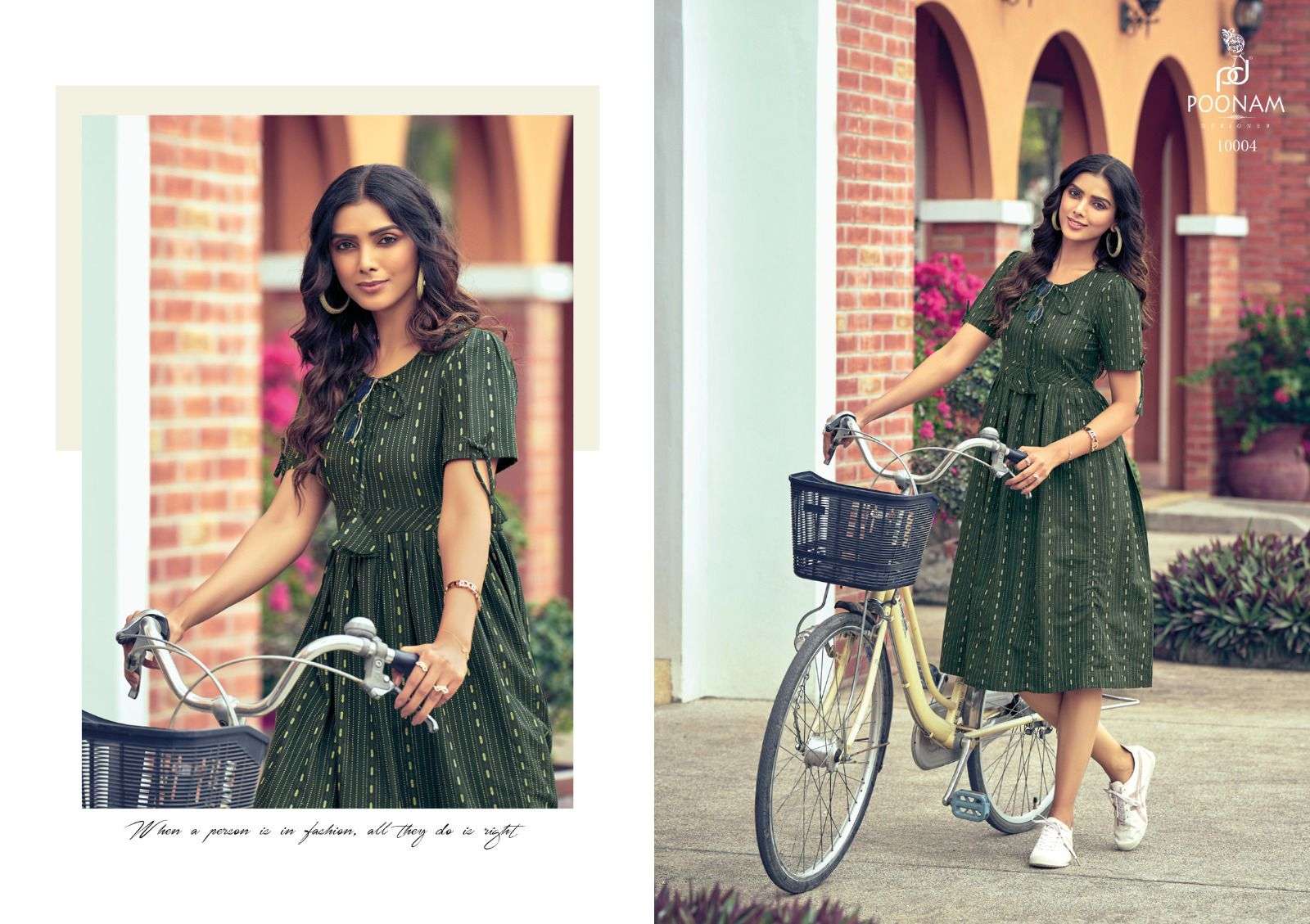 POONAM DESIGNER Stella Cotton Kurti Wholesale catalog