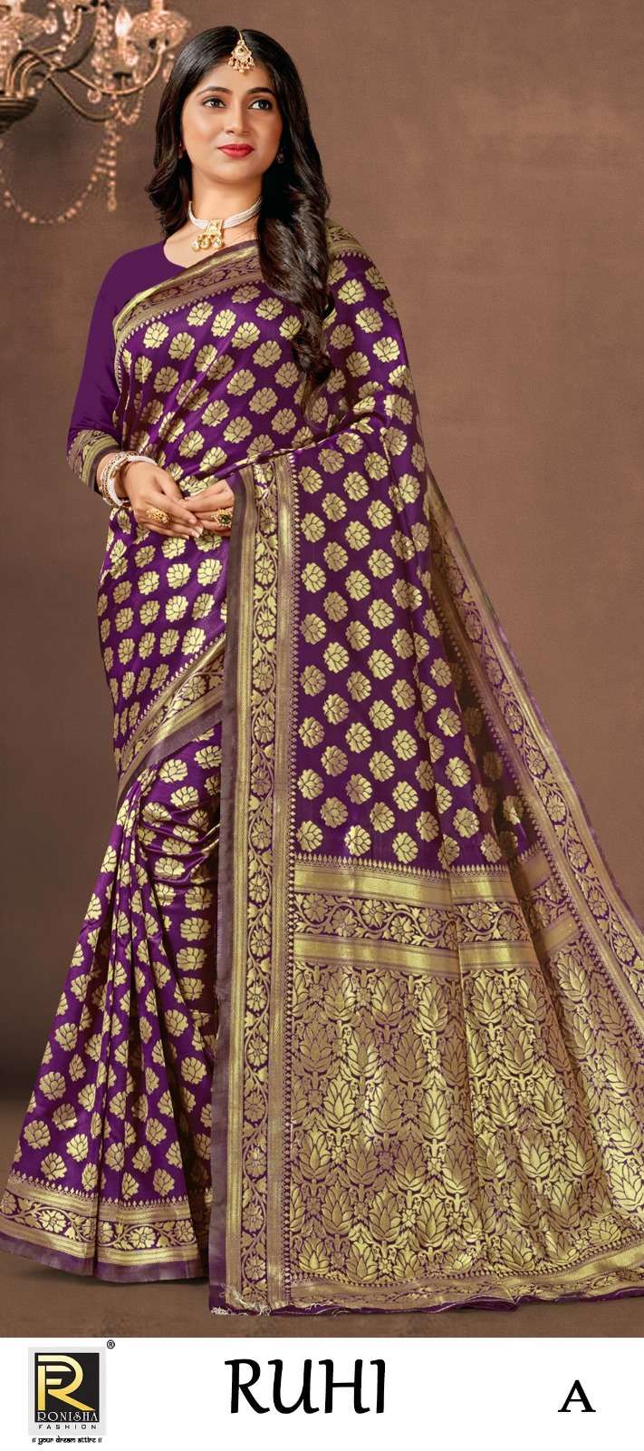 RUHI  BY RONISHA SAREE SILK FABRICS SUPER HIT COLLECTION 