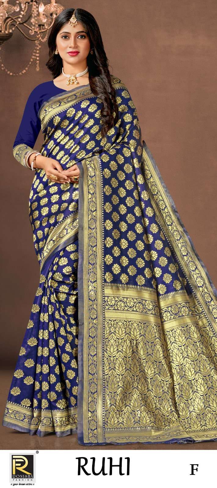 RUHI  BY RONISHA SAREE SILK FABRICS SUPER HIT COLLECTION 