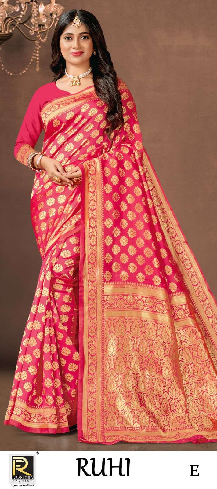 RUHI  BY RONISHA SAREE SILK FABRICS SUPER HIT COLLECTION 