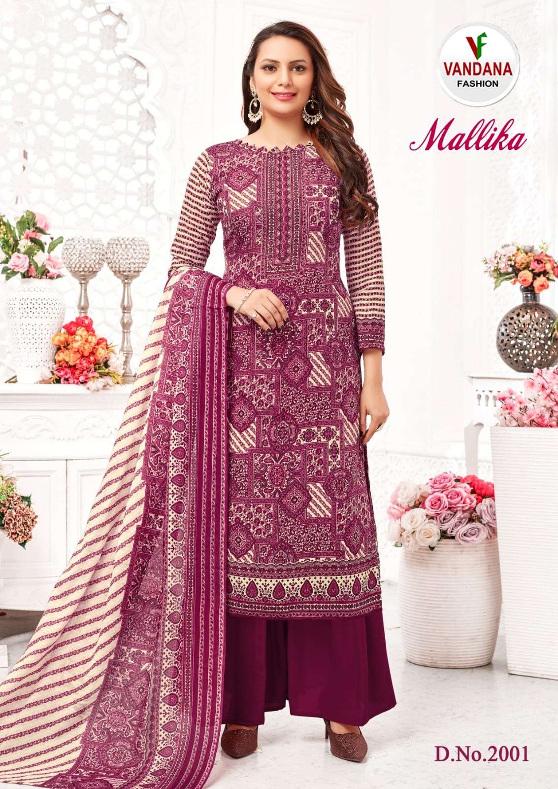 Vandana Mallika Vol-2 Dress Material