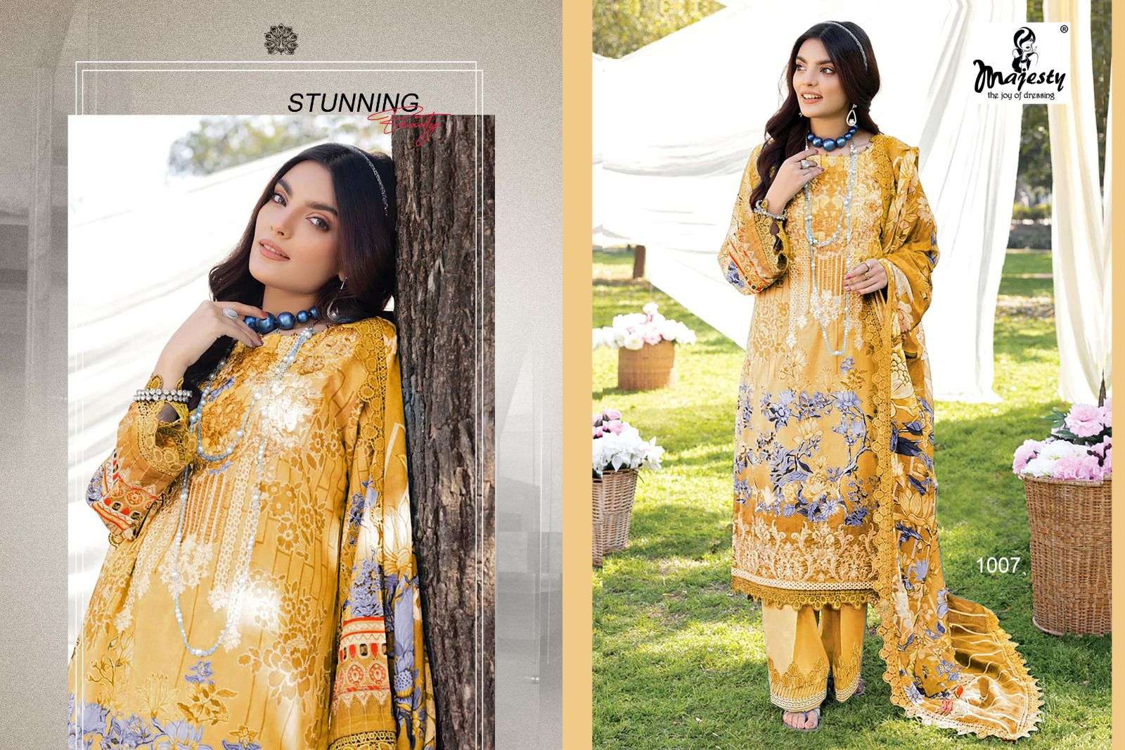 FIRDOUS Luxury lawn Vol -7 Cotton dup Salwar Kameez Wholesale catalog