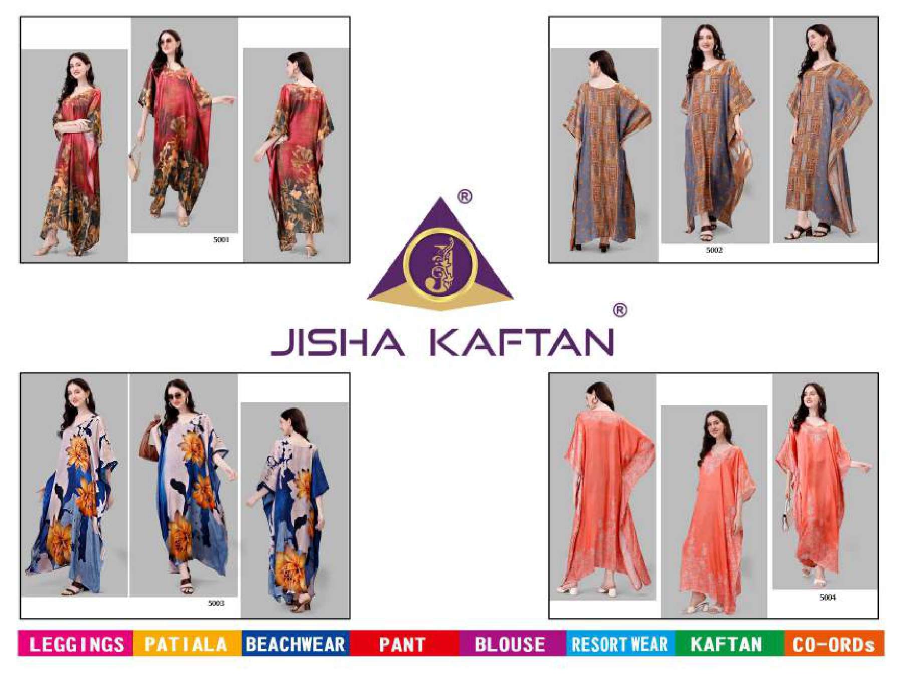 JISHA Natural Satin KAFTAN Wholesale catalog