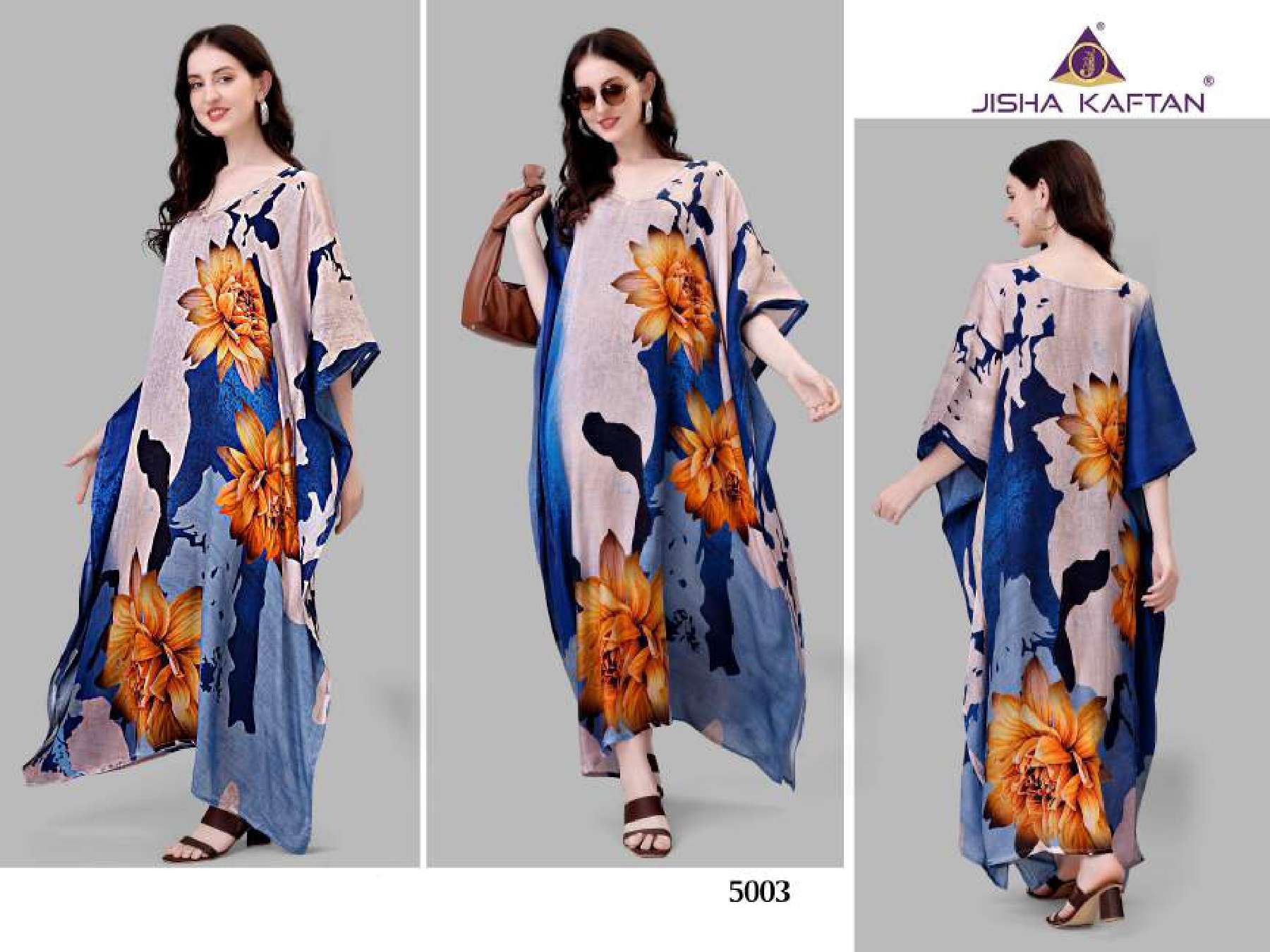 JISHA Natural Satin KAFTAN Wholesale catalog