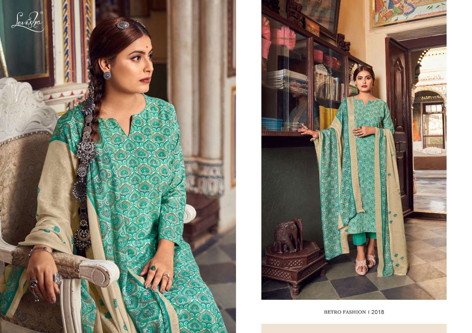 Levisha Rajvadi vol-2 cotton kani Salwar Kameez Wholesale catalog