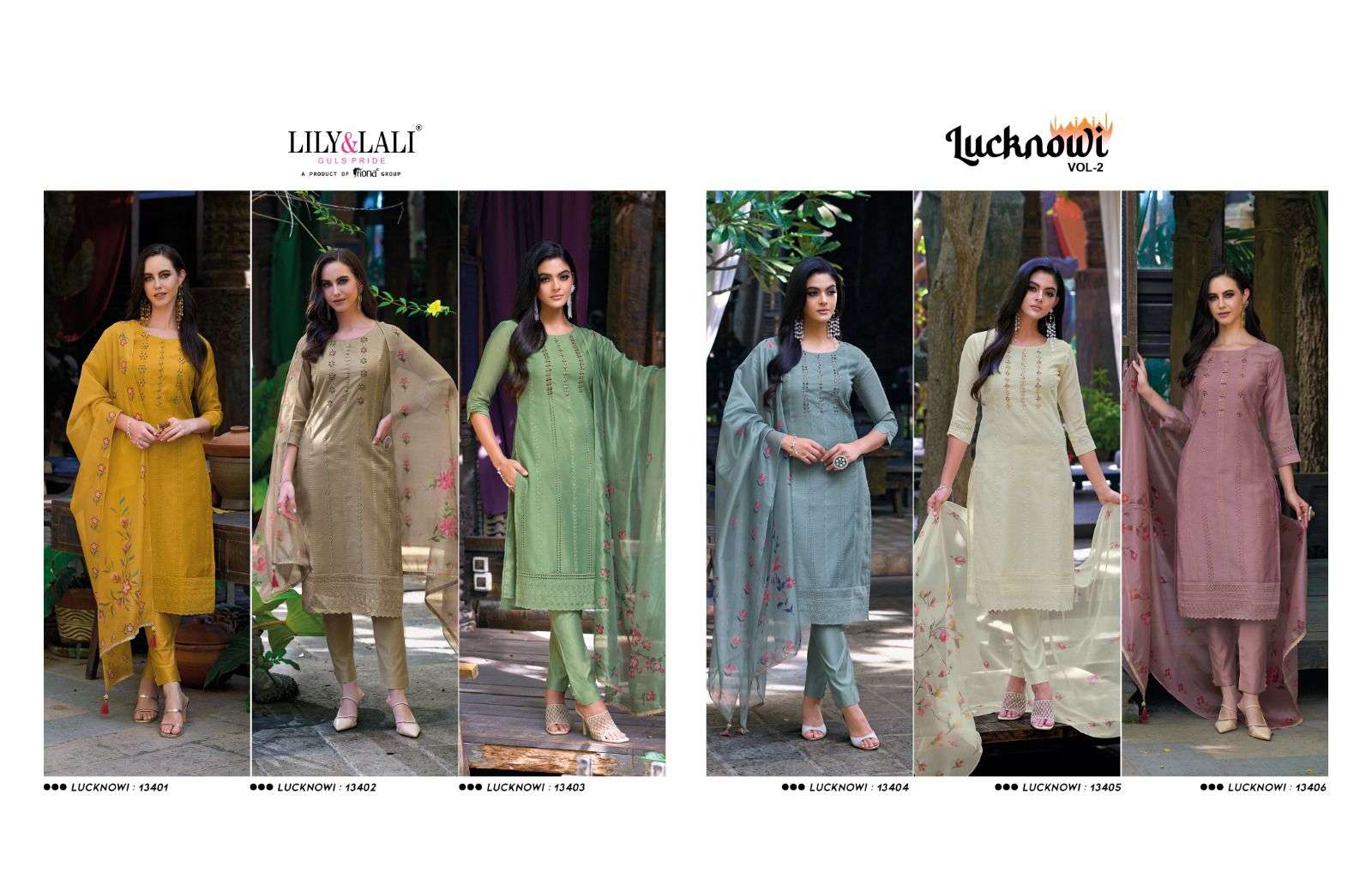 LILY & LALI LUCKNOWI-2 Kurti Wholesale catalog