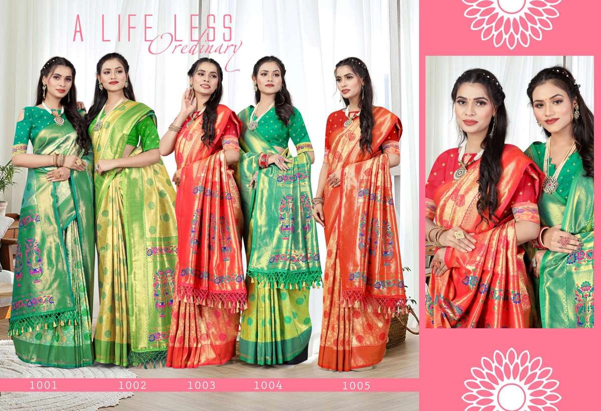 Saroj Jardoshi Silk Vol-1 Designer Banarasi Silk Saree Wholesale catalog