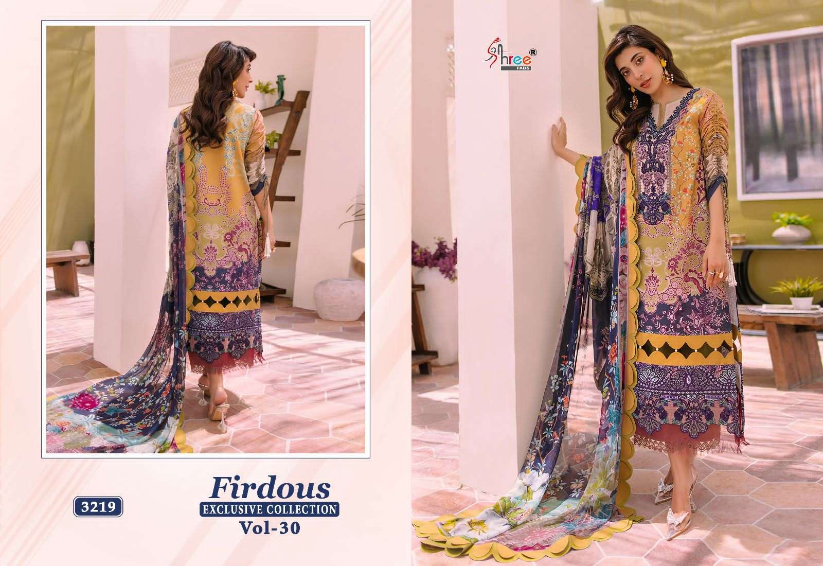 Shree Firdouse Exclusive Collection 30 Chiffon Dupatta Pakistani Suits Wholesale catalog