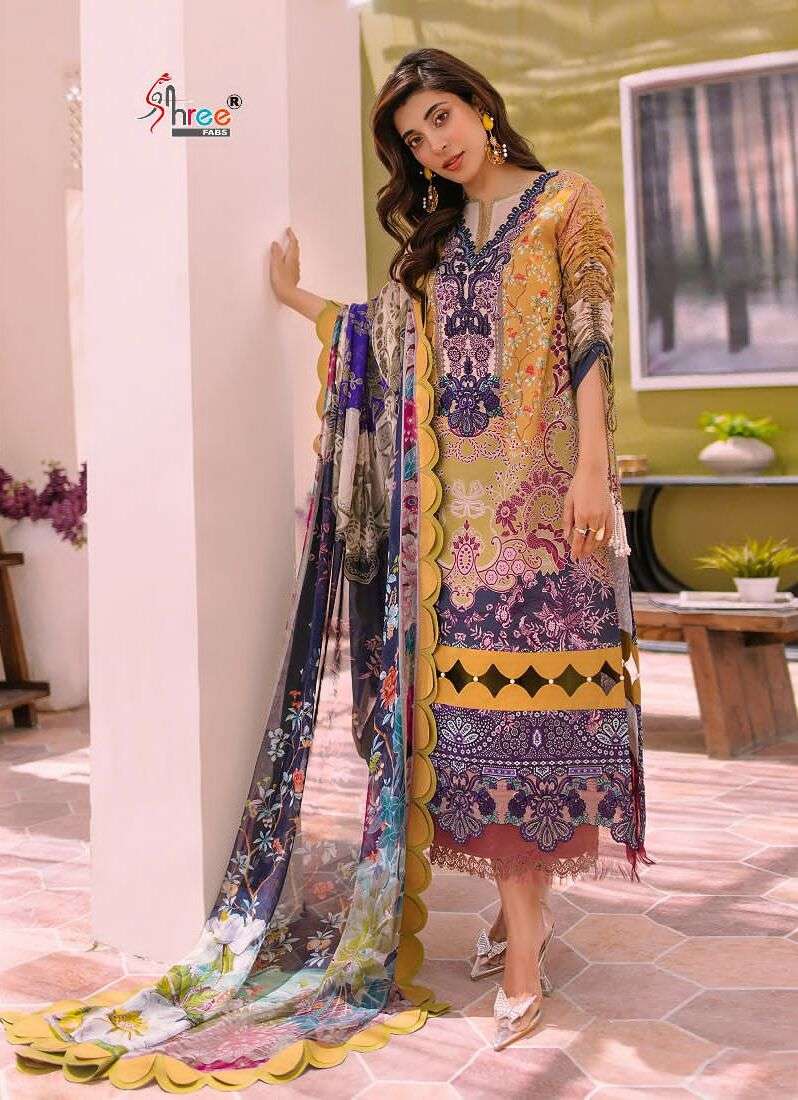 Shree Firdouse Exclusive Collection 30 Cotton Dupatta Pakistani Suits Wholesale catalog