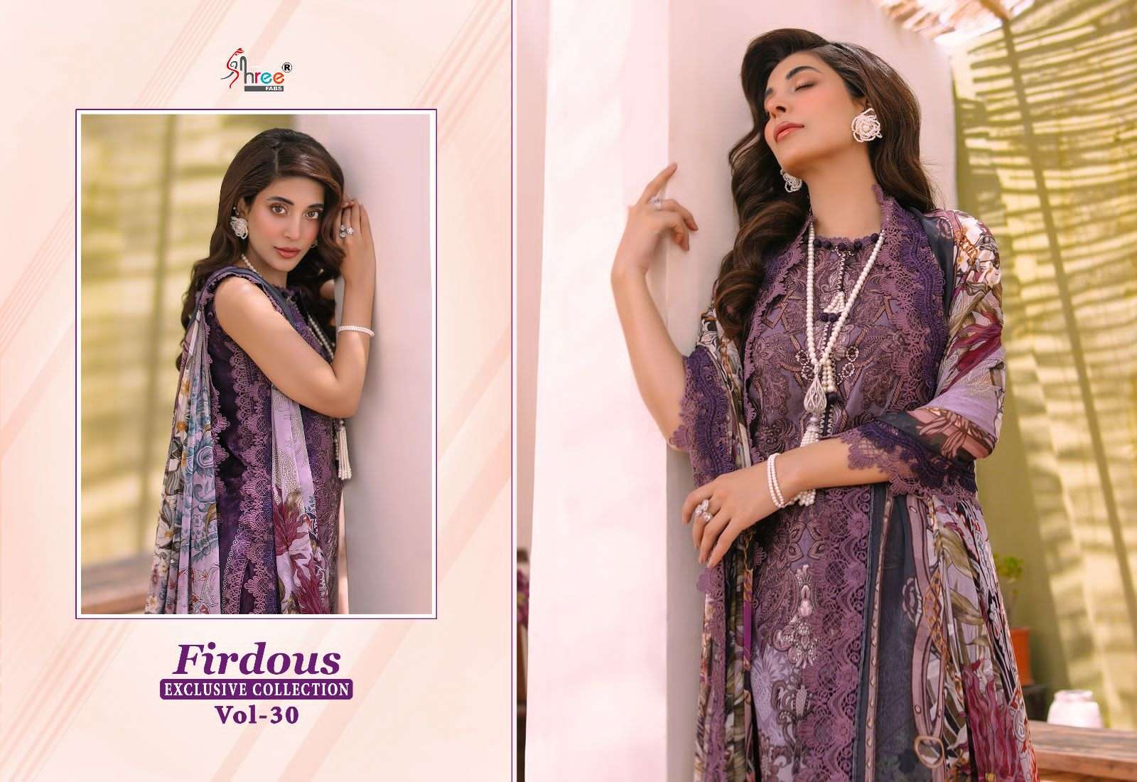 Shree Firdouse Exclusive Collection 30 Cotton Dupatta Pakistani Suits Wholesale catalog